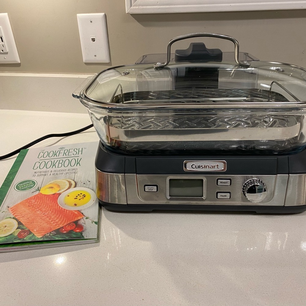 Cuisinart CookFresh Digital Glass Steamer Stainless Steel NEW